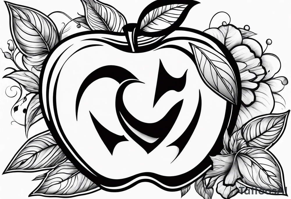 Teacher Apple and lab tattoo idea