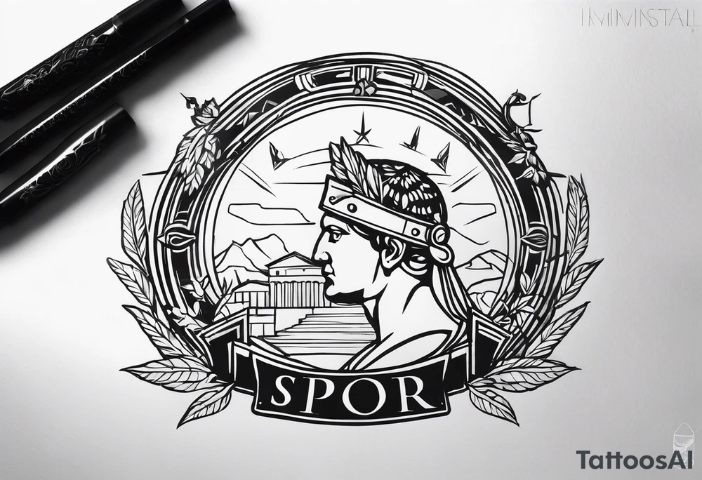 spqr rome tattoo ideas. tattoo idea