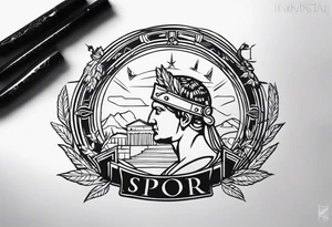 spqr rome tattoo ideas. tattoo idea