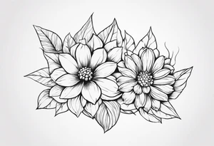 Lâmpada quebrada saindo flores de dentro e com alguma referência ao xadrez tattoo idea