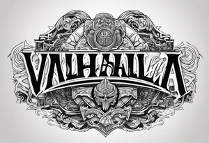 Valhalla soldier tattoo idea