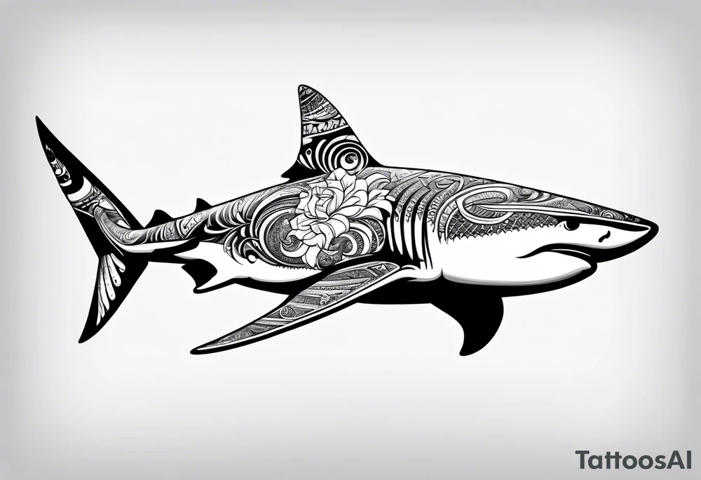 Shark tattoo idea