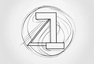 number 4 tattoo idea