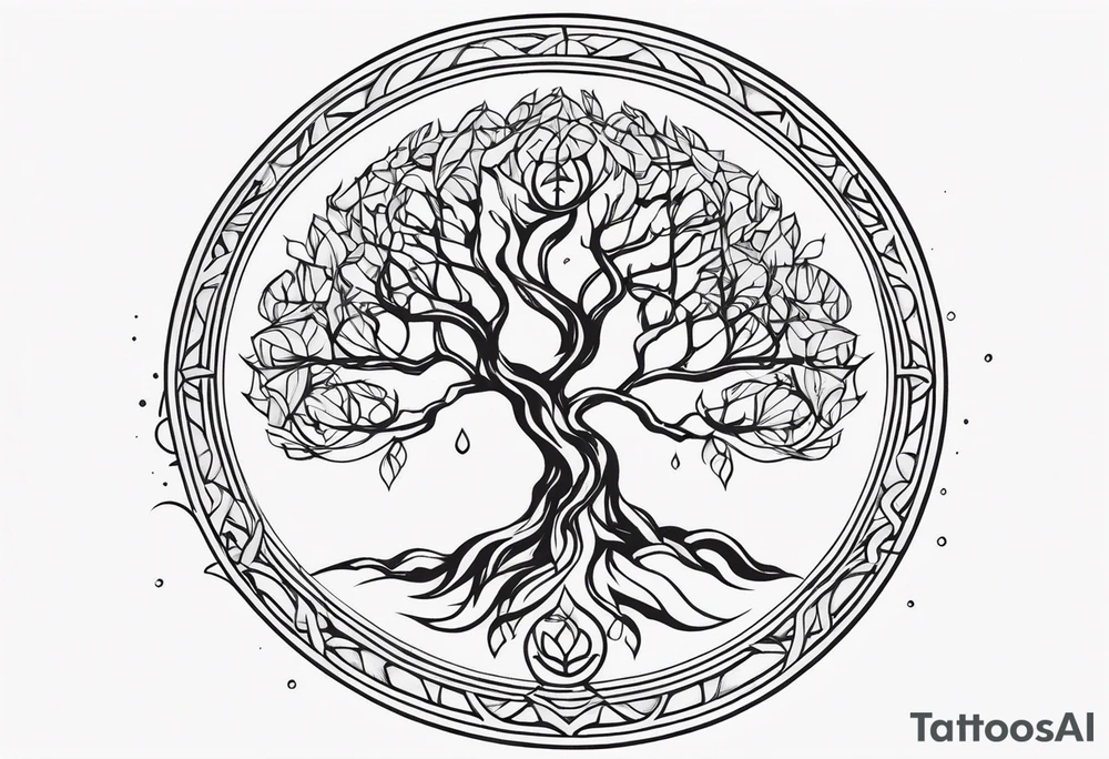 Yggdrasil tattoo idea