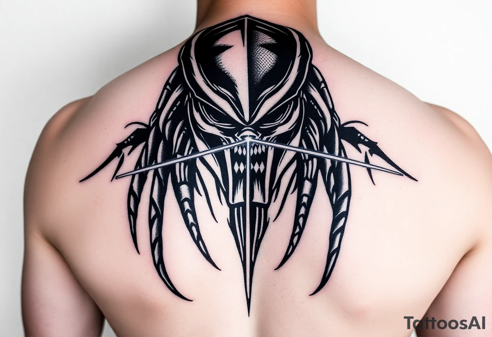 Predator with Lazer tattoo idea