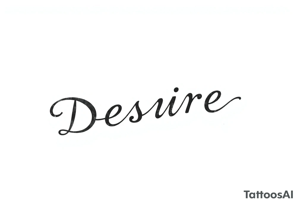 Forearm tattoo that goes along with the word desire tattoo idea