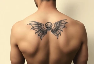 Ángel and demons tattoo idea