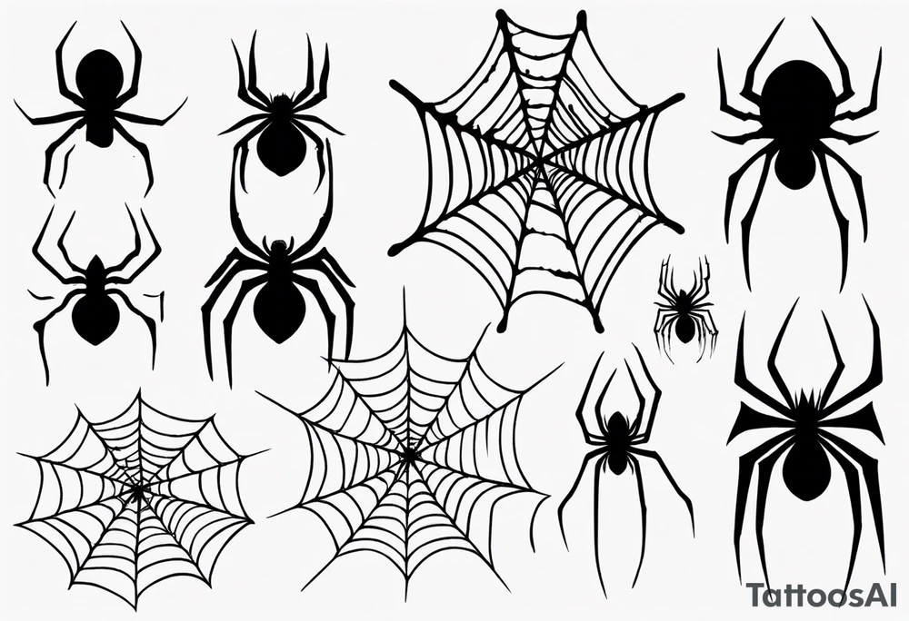 Spiderweb tattoo idea