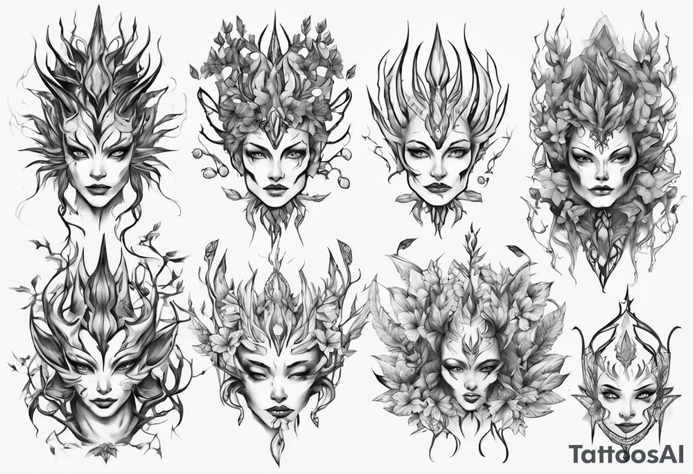 Sylvari tattoo idea