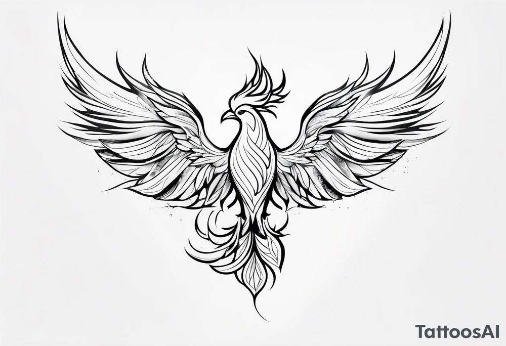 phoenix tattoo idea