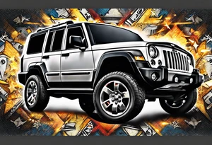 Jeep commander tattoo idea