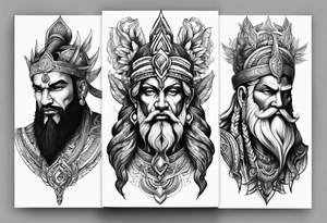 powerfull gods tattoo idea