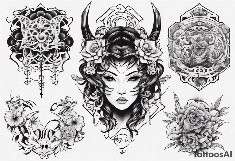 Daughters name tattoo idea