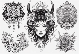 Daughters name tattoo idea