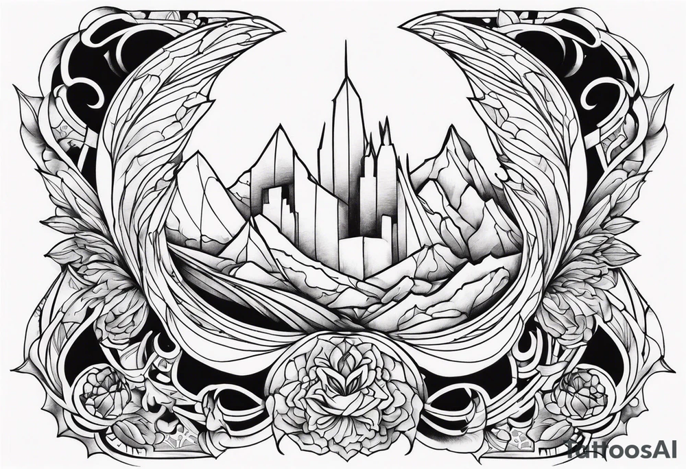 angle tattoo idea