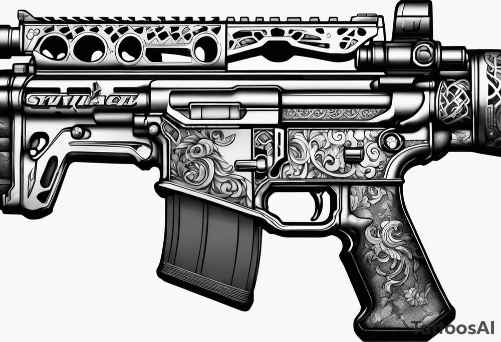 Ar 15 tattoo idea