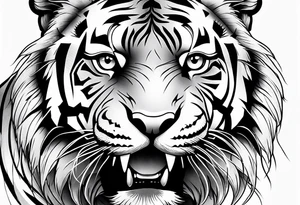Tiger tattoo idea