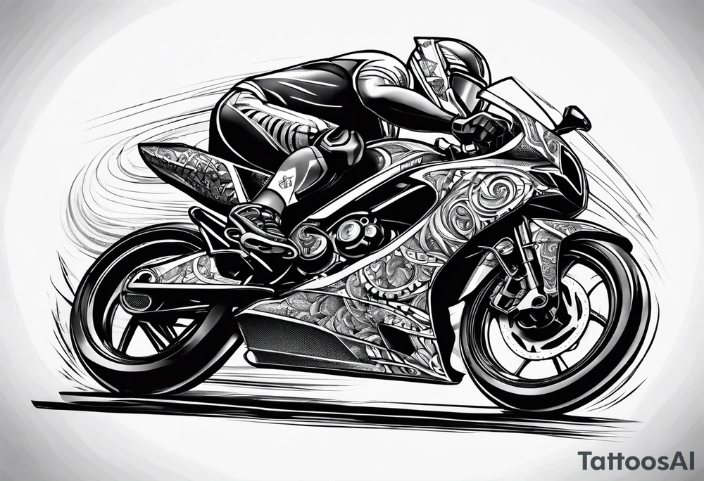 Triathlon IronMan bike swim run tattoo idea