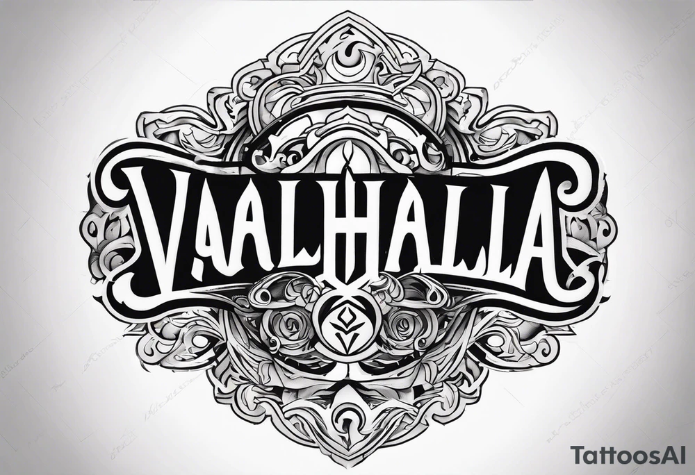 Valhalla mist tattoo idea