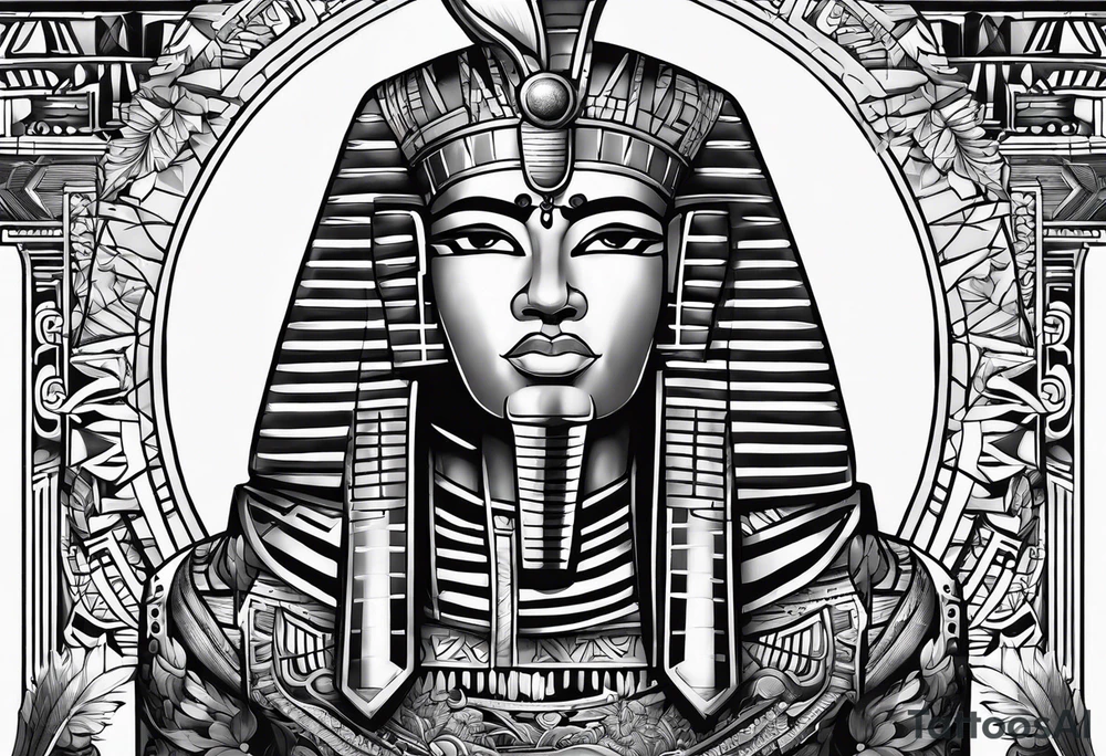 Rá, the god of Egypt tattoo idea