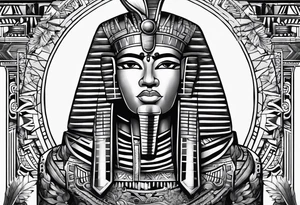 Rá, the god of Egypt tattoo idea