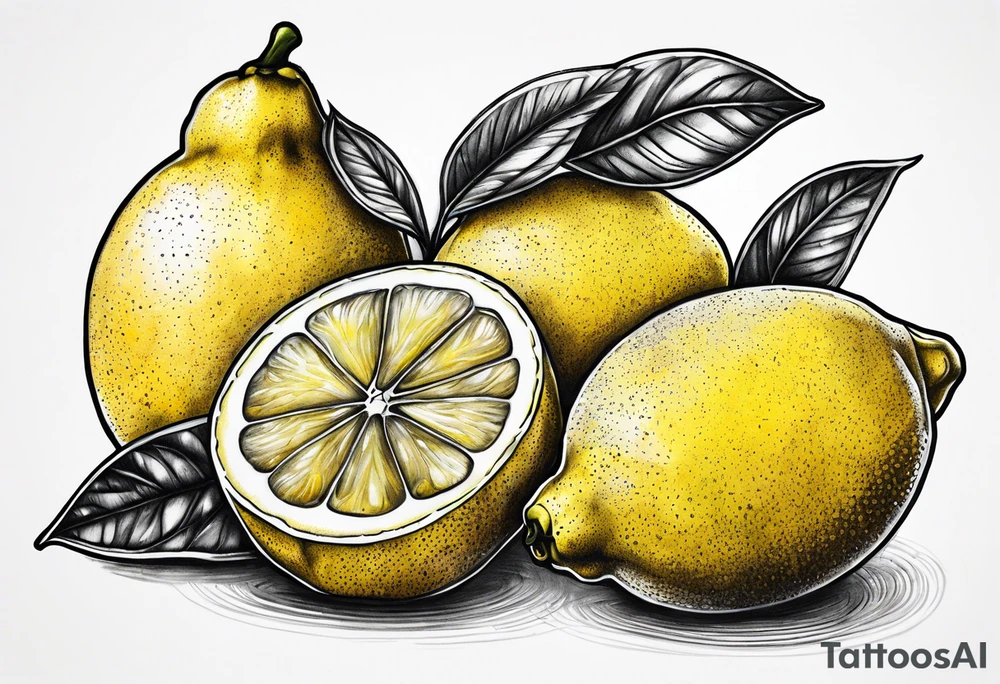 Lemons tattoo idea