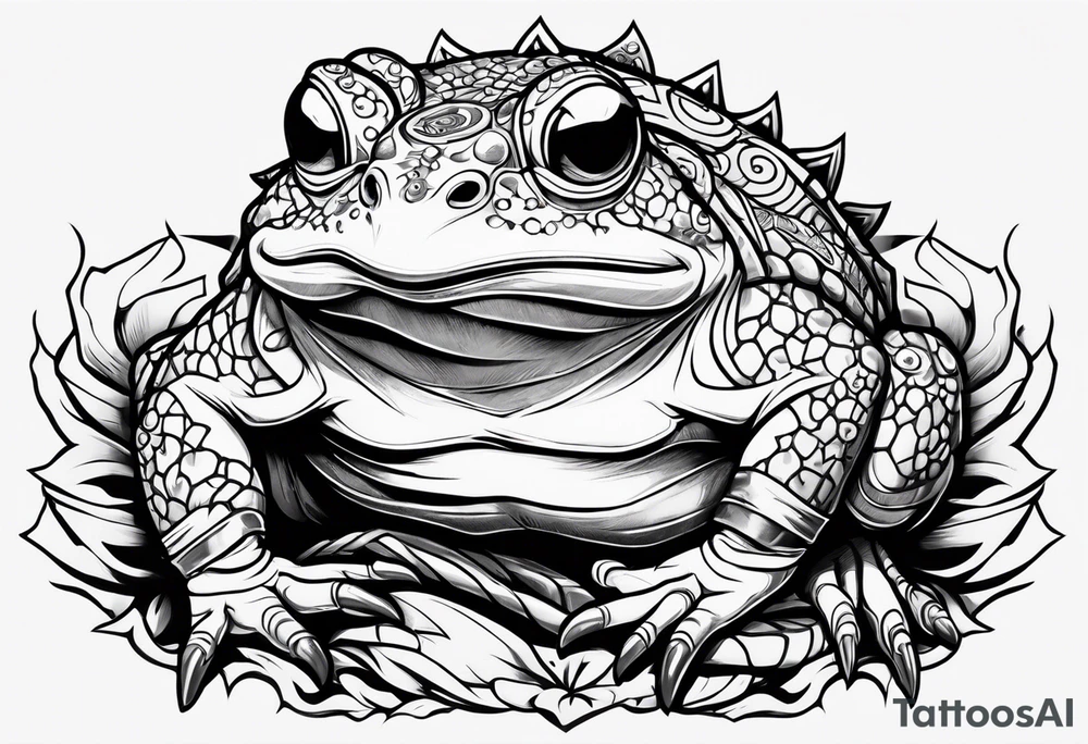 Jiraiya Naruto Gamakichi toad tattoo idea