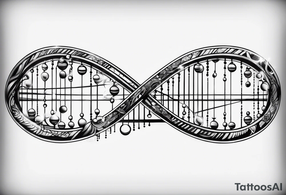 DNA strand tattoo idea