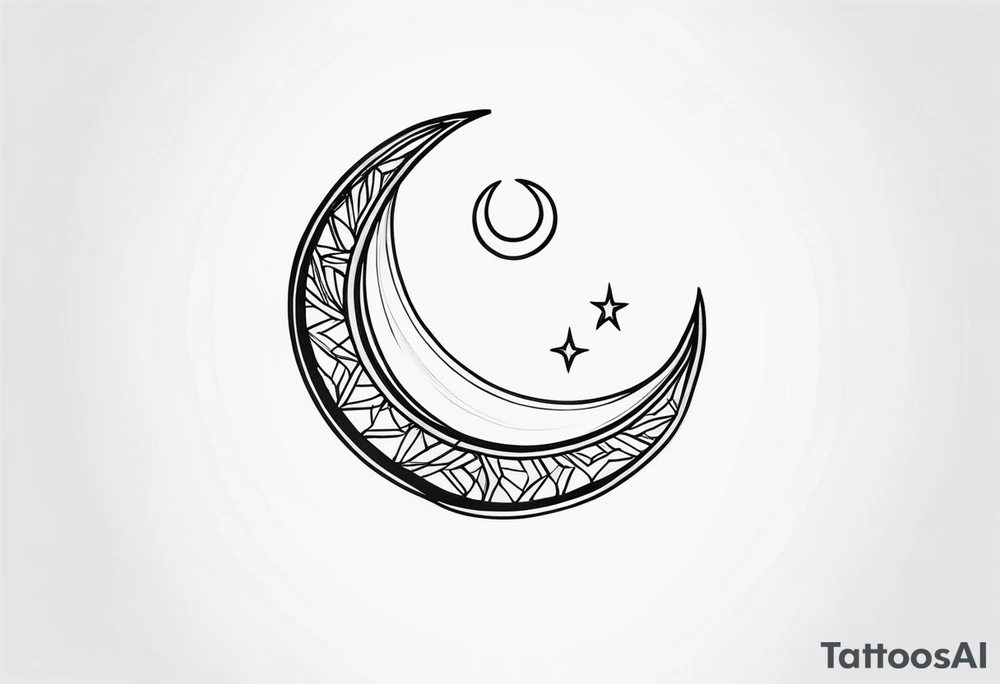 Crescent Moon tattoo idea