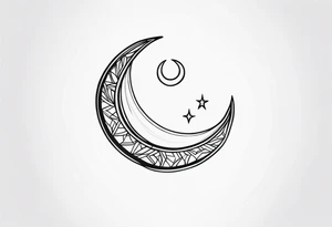Crescent Moon tattoo idea