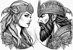 Kendra and Bubba, Viking Norse mythology tattoo idea
