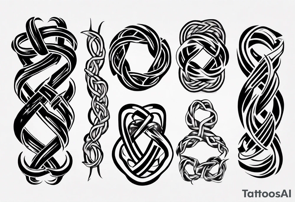 fathers knot tattoo idea