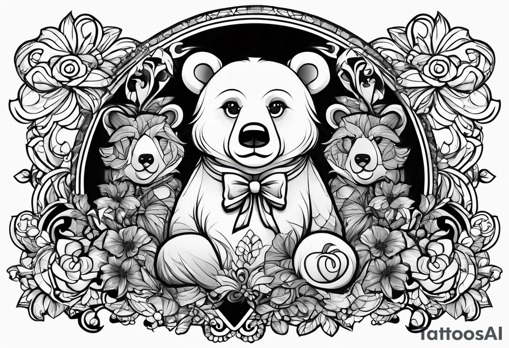 t
eddy bear tattoo idea