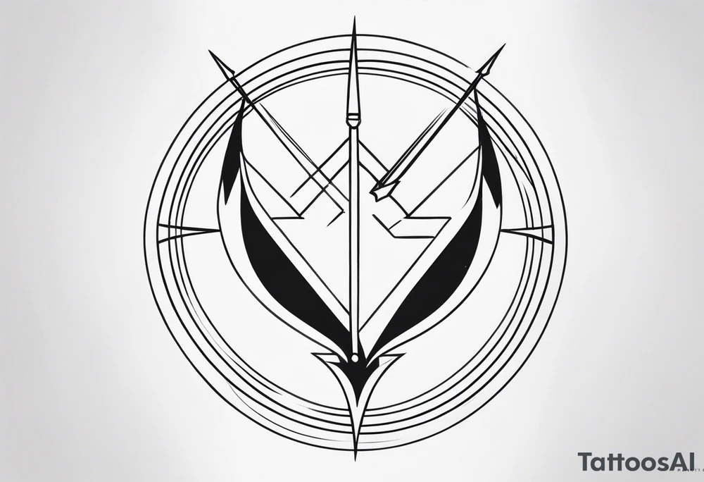 Flash Sagittarius tattoo idea