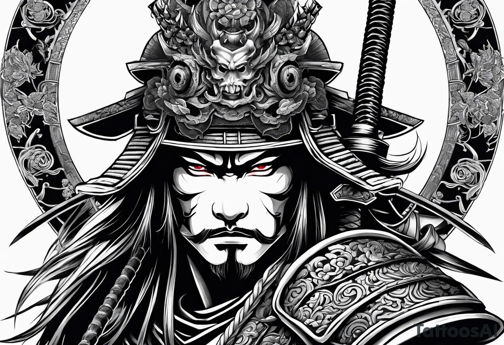 Death samurai tattoo idea