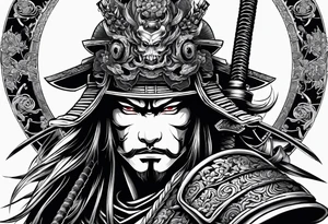 Death samurai tattoo idea
