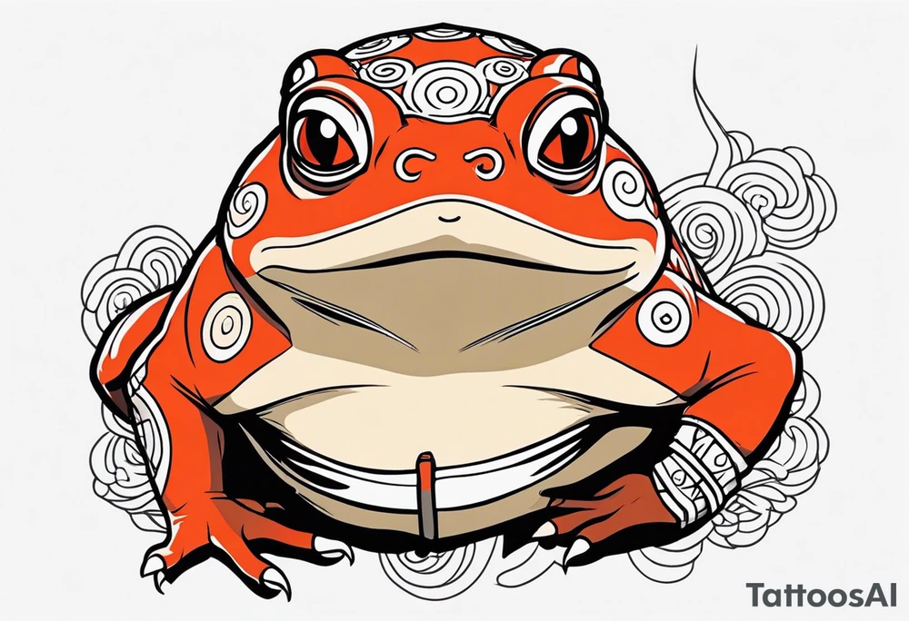 Jiraiya Naruto Gamakichi toad tattoo idea