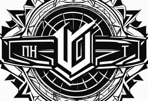NBA logo tattoo idea