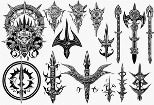 Ukrainian Trident tattoo idea