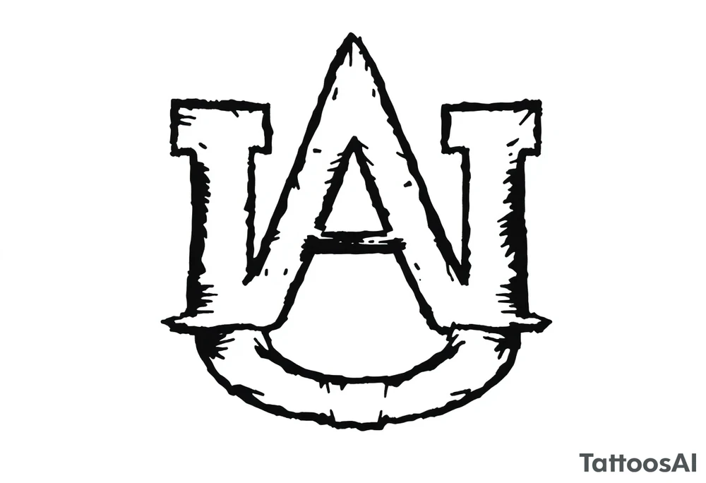 Auburn symbol tattoo idea