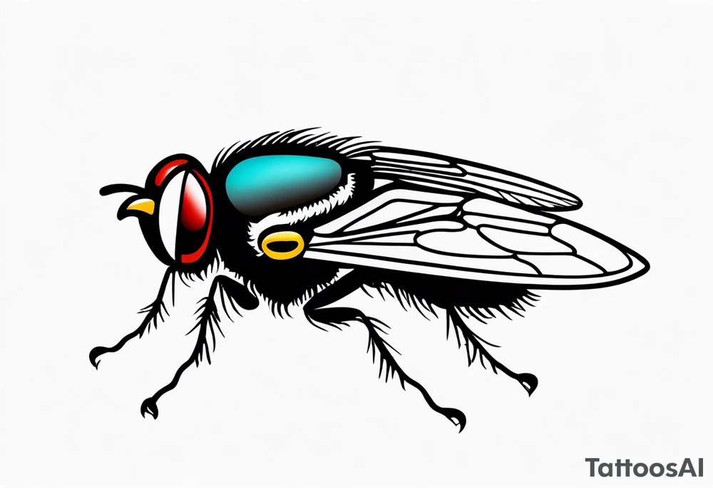 fly tattoo idea
