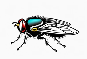 fly tattoo idea