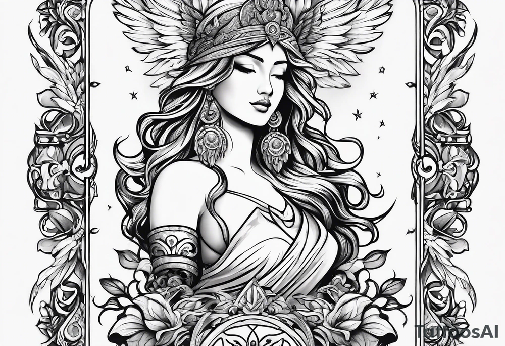 a symbol of firmness of spirit, strength and stability tattoo idea