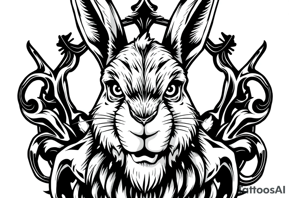 BAD BUNNY tattoo idea