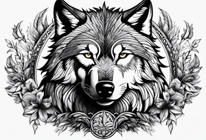 Wolf pack tattoo idea