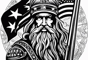 rebel flag tattoo idea