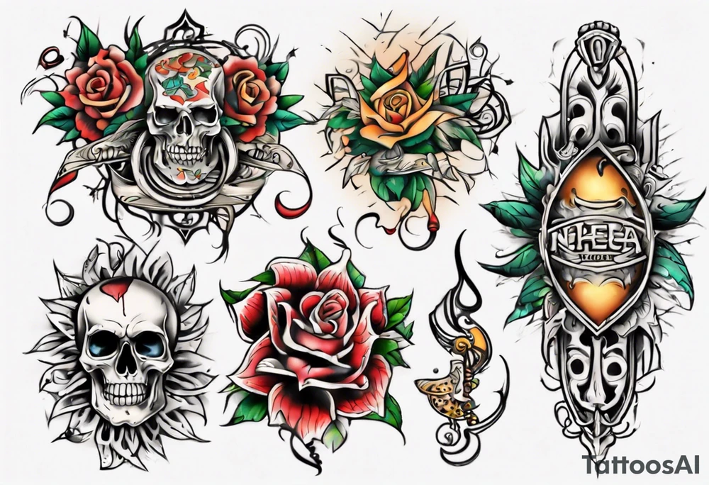 Name Neha tattoo idea