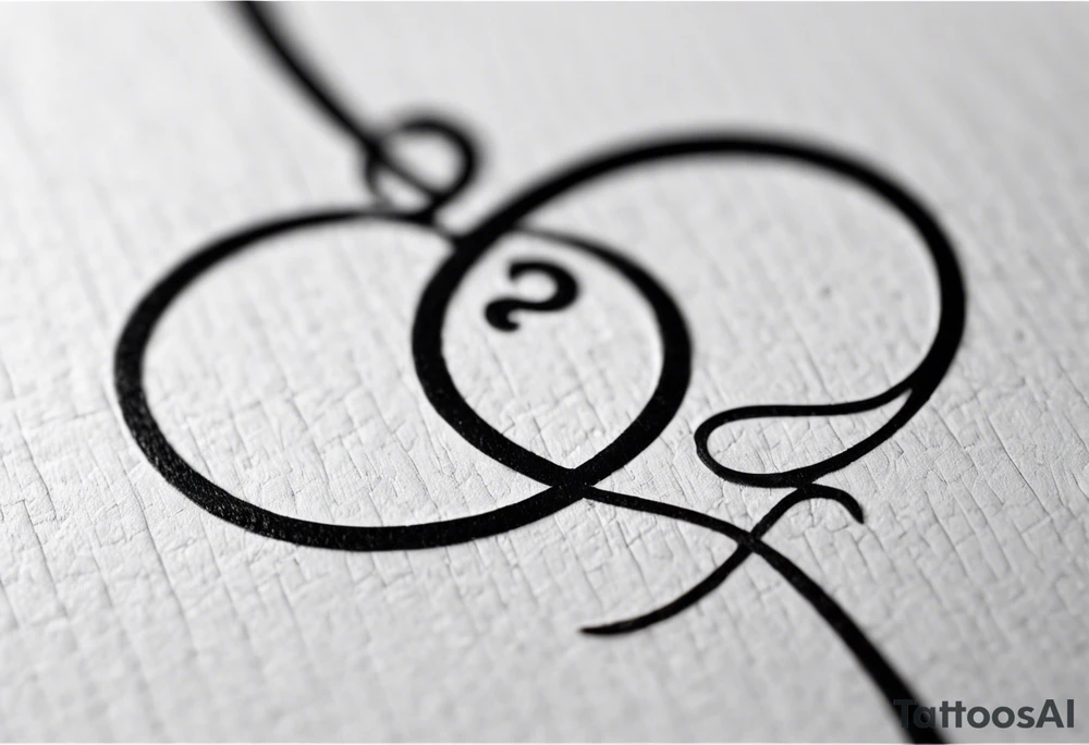 Eternity Symbol: A delicate, outlined infinity symbol as the foundation of the tattoo. 
Puzzle Piece: One small, outlined puzzle piece placed along one of the loops of the eternity symbol (typically on the lower curve or where the lines cross in the middle). 
Handwritten Text: Your sister’s words, “to my favorite sister,” can flow along the curve of the infinity symbol, following its shape. 

Positioned horizontally on your ankle for a balanced look. tattoo idea