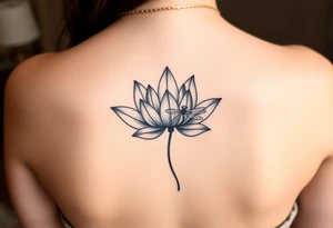 Lotus with dragonfly tattoo idea