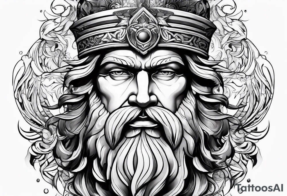 Zeus god tattoo idea